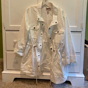 White accessory jacket